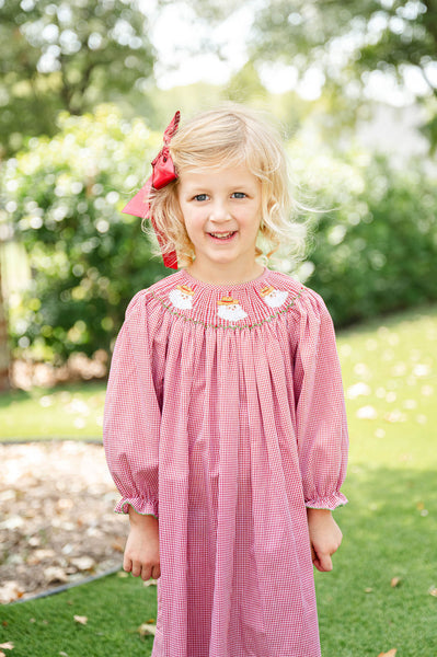 Cowboy Santa Smocked Helen Dress