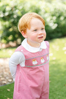 Cowboy Santa Smocked Norman Longall