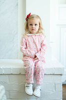 Christmas Tiles Pima Cotton Grayson Coverall Romper