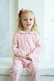 Christmas Tiles Pima Cotton Grayson Coverall Romper