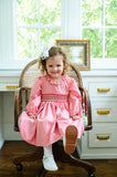 Festive Red and Green Smocked Charlotte Dress