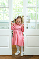Festive Red and Green Smocked Charlotte Dress
