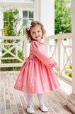 Festive Red and Green Smocked Charlotte Dress