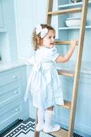 Blue Velvet Holiday Dress