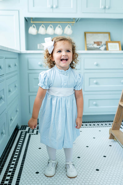 Blue Christmas Velvet Holiday Dress I Ruth and Ralph 6 / Dress