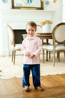 Christmas Tiles Pima Cotton Shep Polo