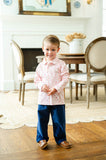 Christmas Tiles Pima Cotton Shep Polo