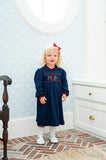 Poinsettia Smocked Pima Cotton Libby Dress