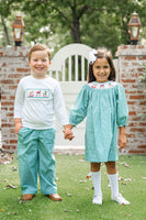Snow Dogs Smocked Helen Dress