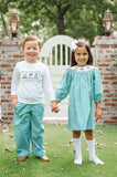 Snow Dogs Smocked Beau T-Shirt/Pants Set