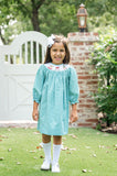 Snow Dogs Smocked Helen Dress