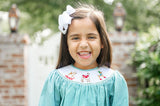 Snow Dogs Smocked Helen Dress
