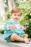 Snow Dogs Smocked Henry Bubble