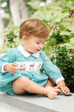Snow Dogs Smocked Henry Bubble