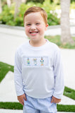 Nutcracker Smocked Beau T-Shirt/Pants Set