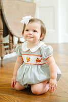 Thanksgiving Smocked Eleanor Bubble