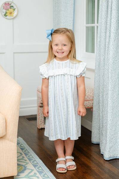 Lily Trellis Pima Ruffle Dress