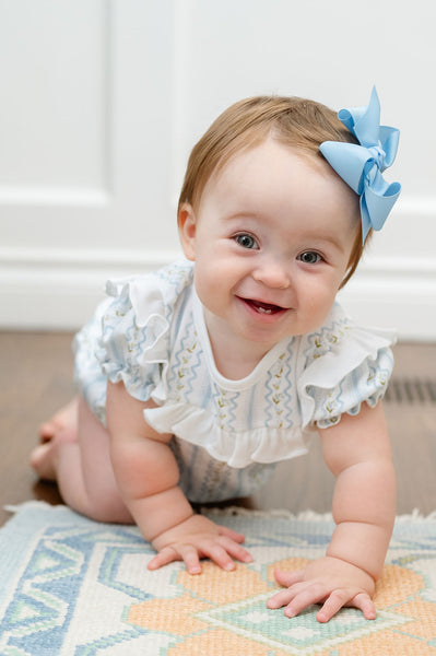 Lily Trellis Pima Ruffle Bubble