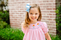 Pumpkins Smocked Annabelle Bloomer Set