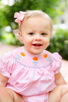 Pumpkins Smocked Birdie Bubble