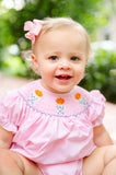Pumpkins Smocked Birdie Bubble