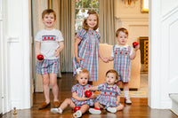 Back to School Apples Smocked Helen Dress