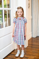 Back to School Apples Smocked Helen Dress