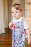 Back to School Apples Smocked Benjamin Jonjon