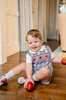 Back to School Apples Smocked Benjamin Jonjon