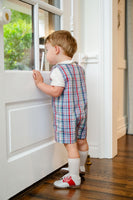 Back to School Apples Smocked Benjamin Jonjon