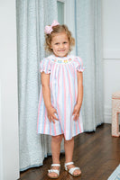 Trains Smocked Helen Dress