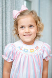 Trains Smocked Helen Dress