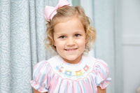 Trains Smocked Helen Dress