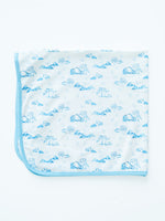 Trucks Toile Receiving Blanket