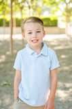 Light Blue Stripes Pima Cotton Shep Polo