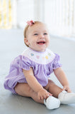Rainbow Hearts Smocked Birdie Bubble