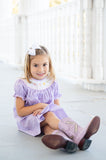 Rainbow Hearts Smocked Helen Dress