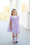 Rainbow Hearts Smocked Helen Dress