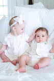 Pink Bows Layette Set