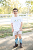 Cowboy Boots Smocked Beau T-Shirt/Shorts Set