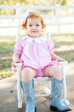 Cowgirl Boots Smocked Annabelle Bloomer Set