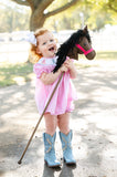 Cowgirl Boots Smocked Annabelle Bloomer Set