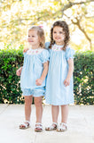 Hydrangeas Smocked Helen Dress