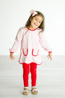 Pink and Red Scalloped Play Set