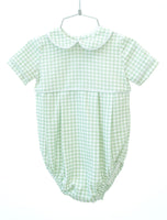 Green Gingham Pima Alexander Bubble