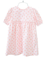 This adorable dress is made from 100% pima cotton, ensuring your little one stays comfortable all day long.