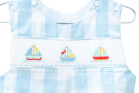 Sailboats Smocked Benjamin Jonjon