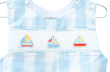 Sailboats Smocked Elliot Bubble