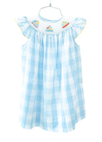 Sailboats Smocked Helen Dress