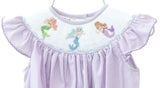 Mermaids Smocked Annabelle Bloomer Set